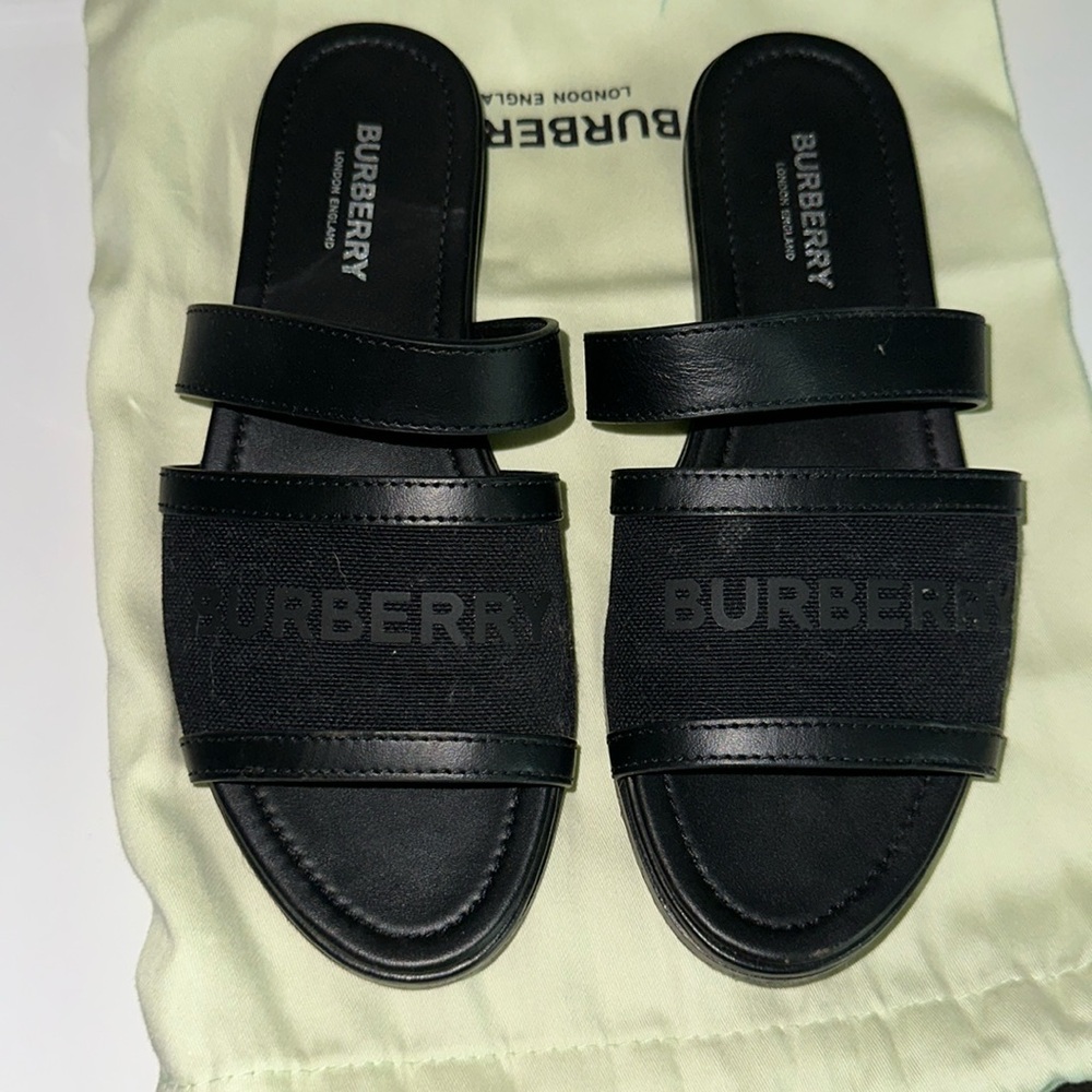 Burberry sandals worn once